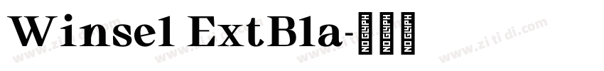 Winsel ExtBla字体转换